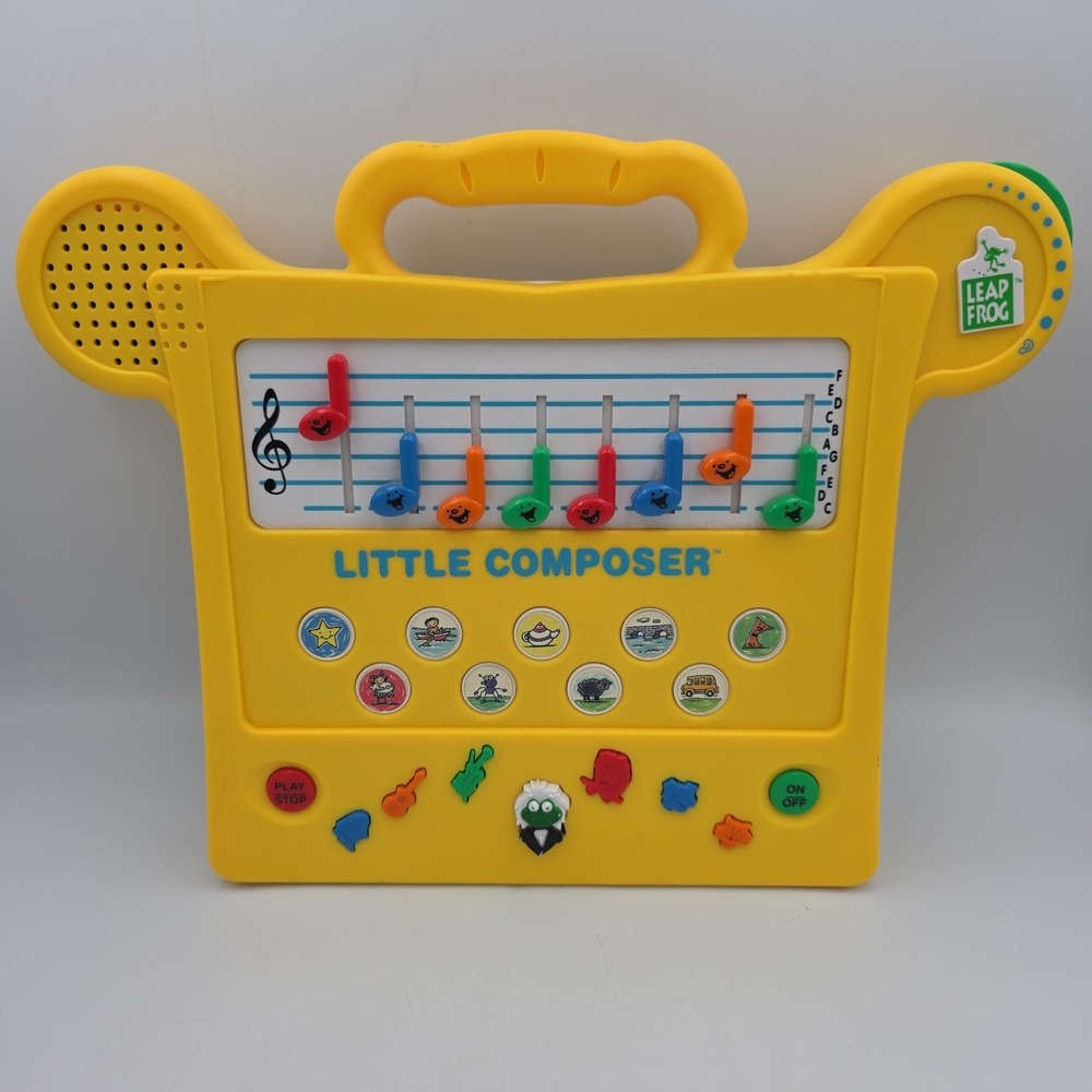 Vintage 1998 Leap Frog Little Composer Music Maker Educational Toy Rare Tested